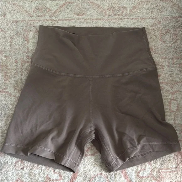 Aritzia Shorts Aritzia High Waist Shorts In Brown Poshmark